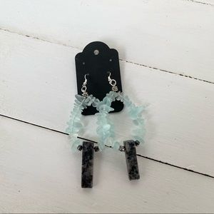 Handmade glass bead earrings